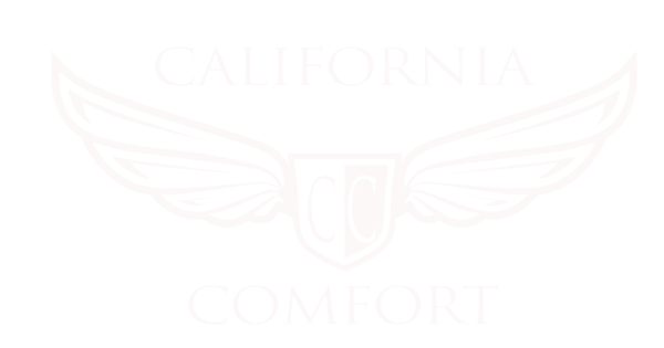 White Logo of Comfort Wine Tours